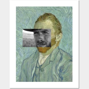 Van Gogh Clint Eastwood Art Posters and Art